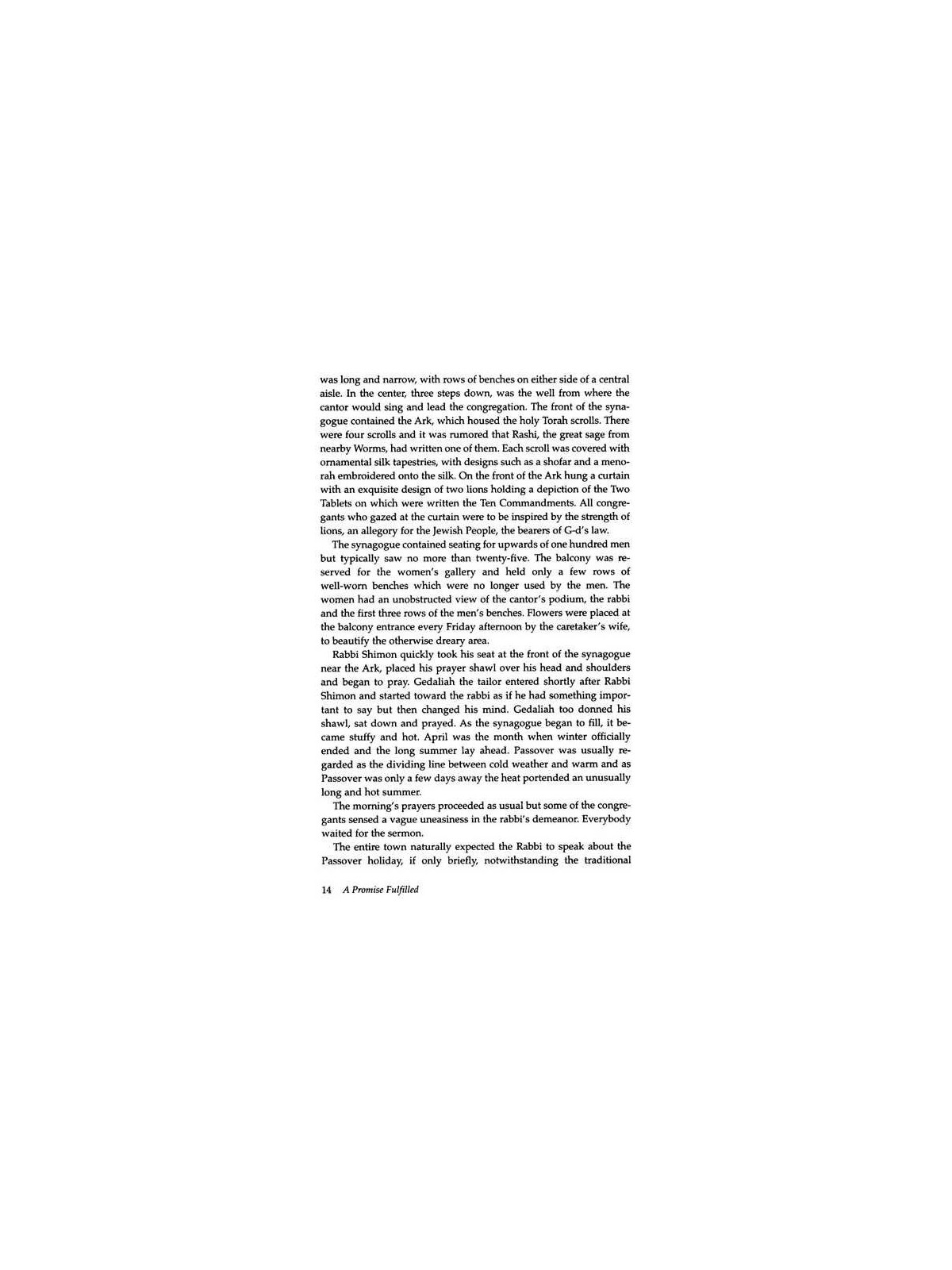 A Promise Fulfilled [Shaar Press] Paperback | Books | Judaica